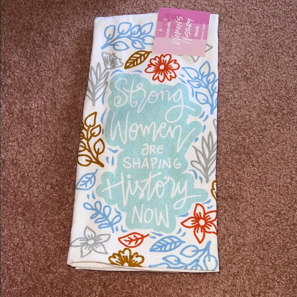 NWT Women’s History Month Kitchen Towel 100% cotton